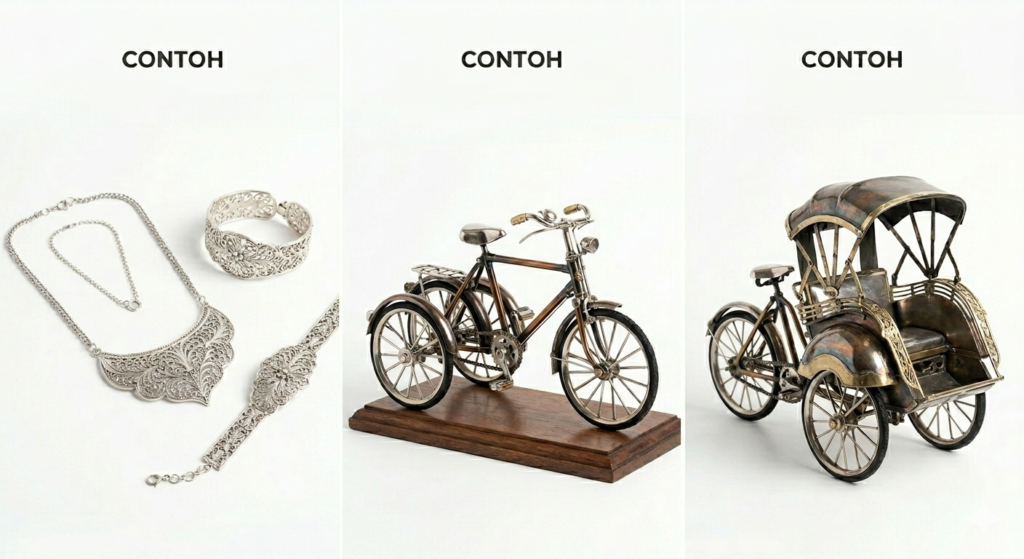 kerajinan besi miniatur